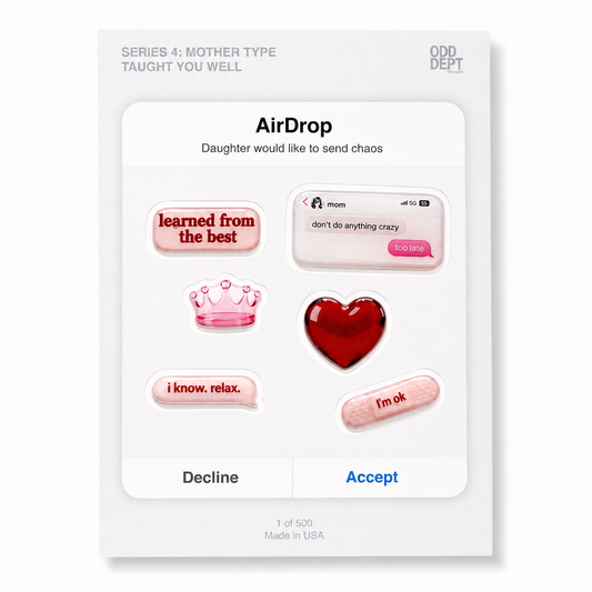 TAUGHT YOU WELL (set of 2 Sticker Packs)