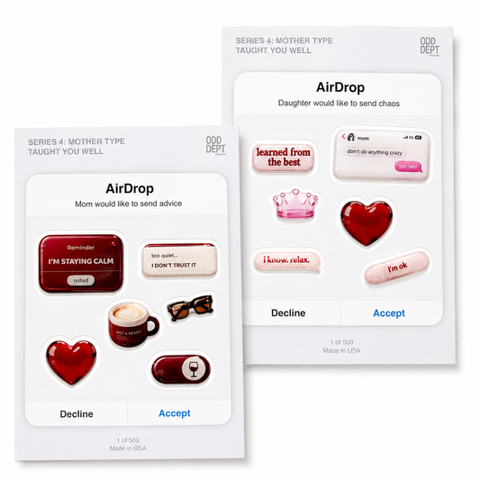 TAUGHT YOU WELL (set of 2 Sticker Packs)